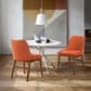 Blue River Arcadia and Azalea 5-Piece 48" Round Standard Height Dining Set with Blue Cushion in Walnut, , large