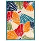 Safavieh Cabana CBN356A 6"7" x 9" Ivory and Blue Indoor/Outdoor Area Performance Rug, , large
