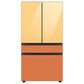 Samsung Bespoke 4-Door French Door Refrigerator Top Panel in Sunrise Yellow Glass, , large