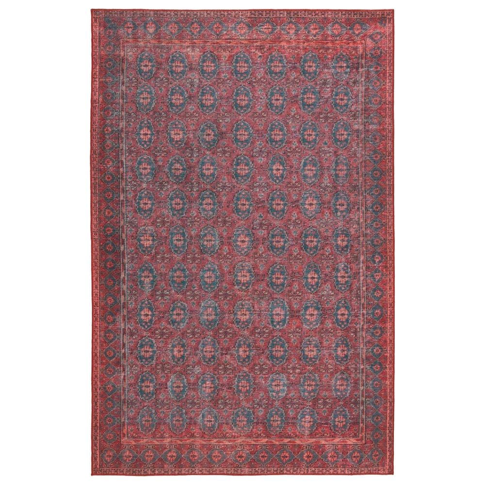 Jaipur Harman Kalinar 7"6" x 10" Shaded Spruce, Koi, Cork and Deep Claret Area Rug, , large