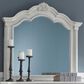 Ashley Montelaine Bedroom Mirror in Antiqued White, , large