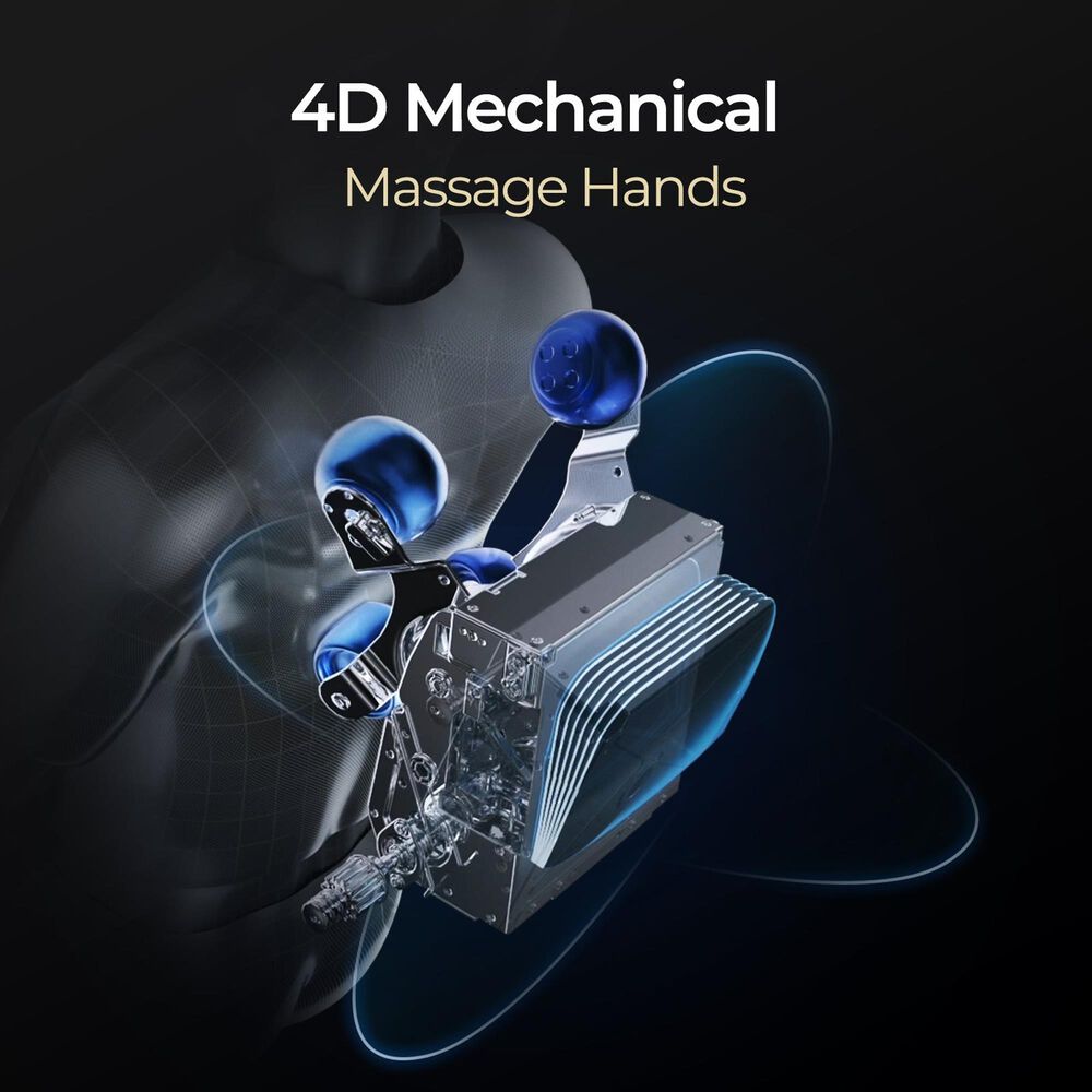 Lifetrend Luxe 4D Dual Core Zero Gravity Massage Chair in Expresso Brown, , large