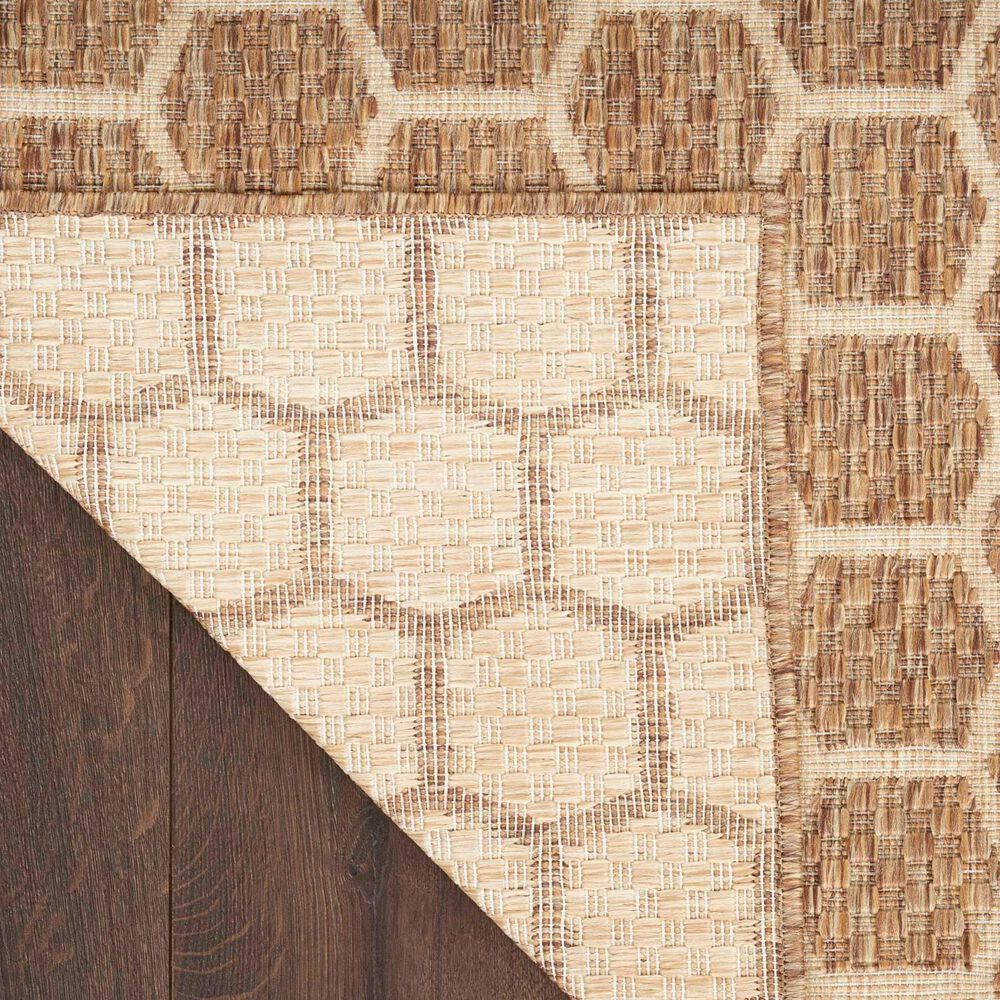 Nourison Twist Reversible 4&#39; x 6&#39; Natural Indoor/Outdoor Area Rug, , large