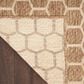 Nourison Twist Reversible 4" x 6" Natural Indoor/Outdoor Area Rug, , large