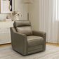 Barcalounger Lara Leather Power Recliner in Elephant, , large