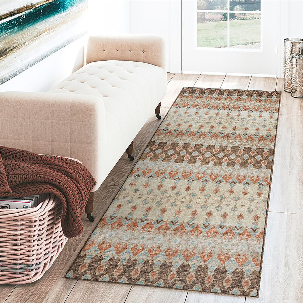 Dalyn Rug Company Brisbane 2&#39;3&quot; x 7&#39;6&quot; Mocha Runner, , large