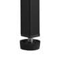 HOMLUX 72.4" Outdoor Kitchen Island with Large Fold-out Prep Table and Adjustable Shelves for Big Green Egg in Black, , large