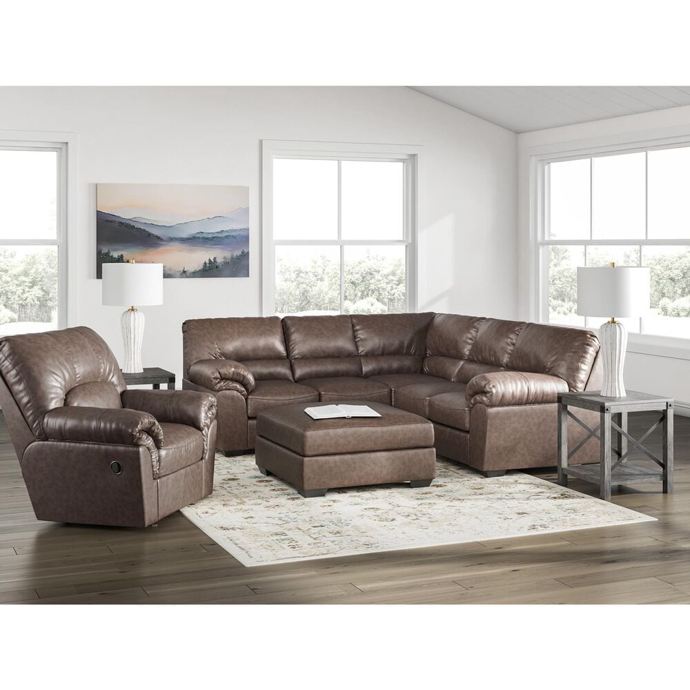 Ashley WillowBend Rocker Recliner in Umber, , large