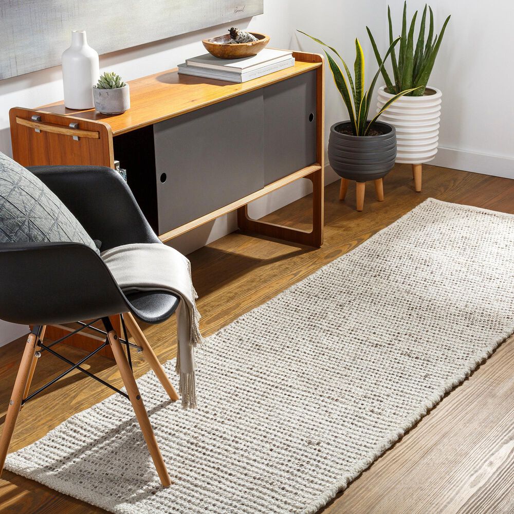 Surya Azalea 2&#39;6&quot; x 8&#39; Light Beige, Black and Gray Runner, , large
