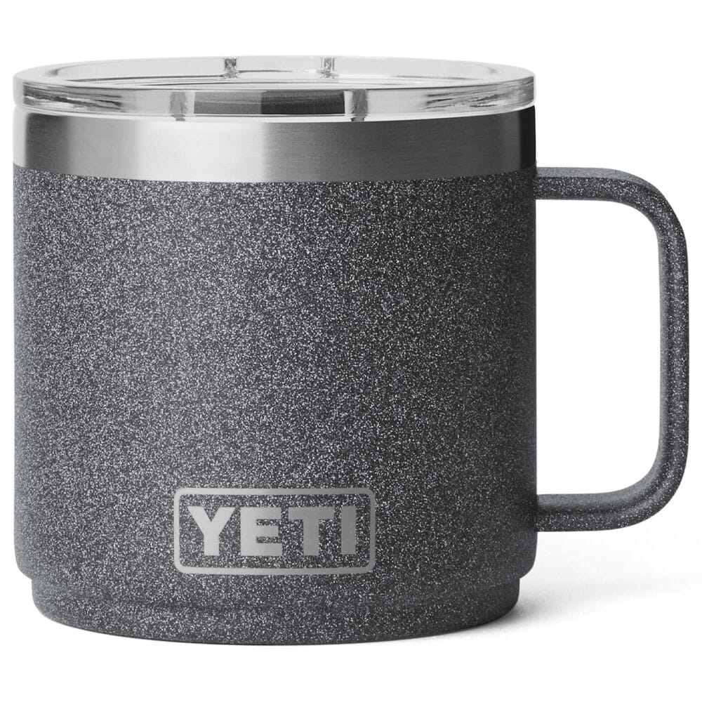 YETI Rambler 14 Oz Ceramic Lined Stackable Mug 2.0 with MagSlider Lid in Black Stone, , large