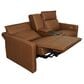 Aurora Furnishings Malta Power Zero Gravity Reclining Loveseat with Vibration in Bourbon, , large
