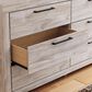 Ashley Broachmyn 6-Drawer Dresser Only in Light Gray, , large