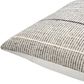 Surya Borderline 20" Square Throw Pillow in Black, Cream and Taupe, , large