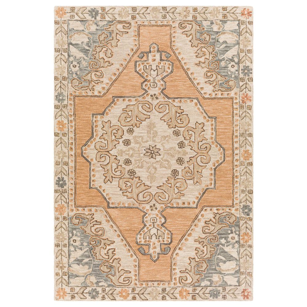 Surya Urfa URF-2308 2"6" x 8" Camel, Peach and Gray Runner, , large