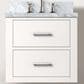 Lexora Home Castor 20" Single Bathroom Vanity in White with White Acrylic Top and Rectangular Sink, , large