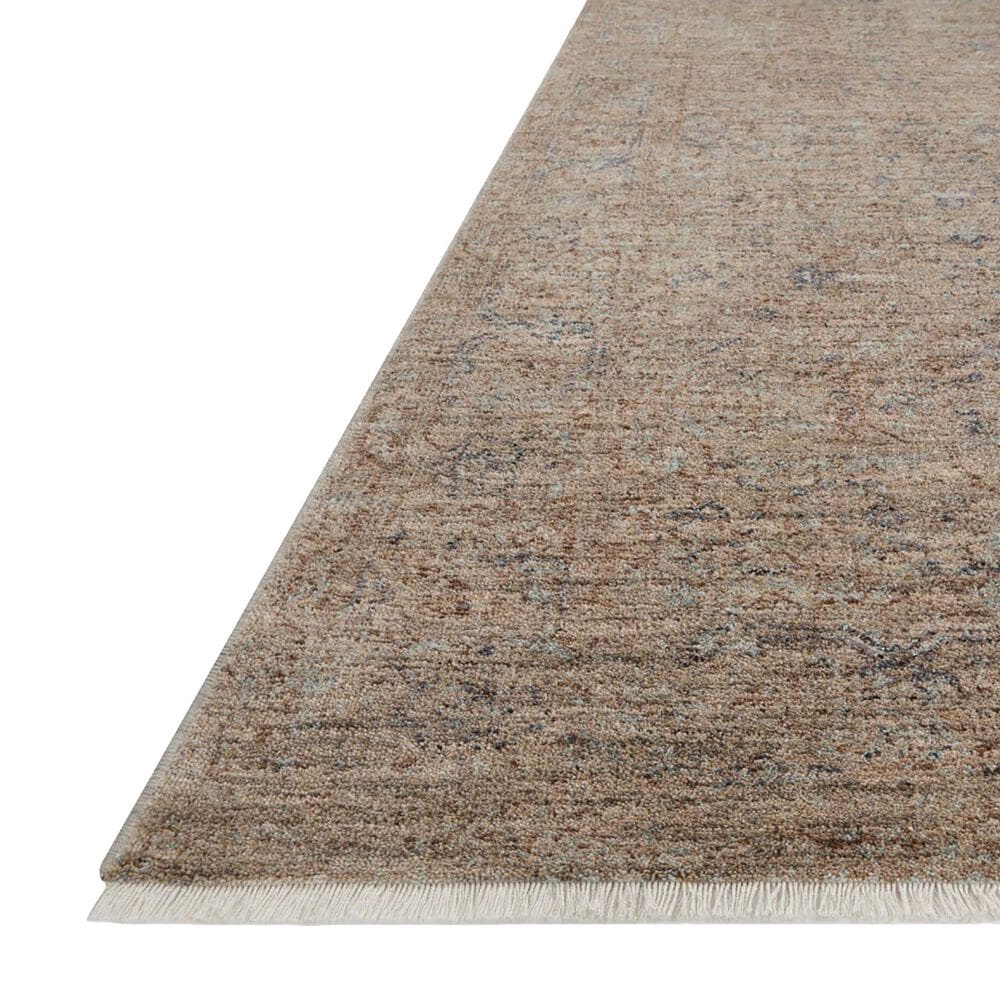 Angela Rose Blake 4&#39; x 5&#39;7&quot; Taupe and Blue Area Rug, , large