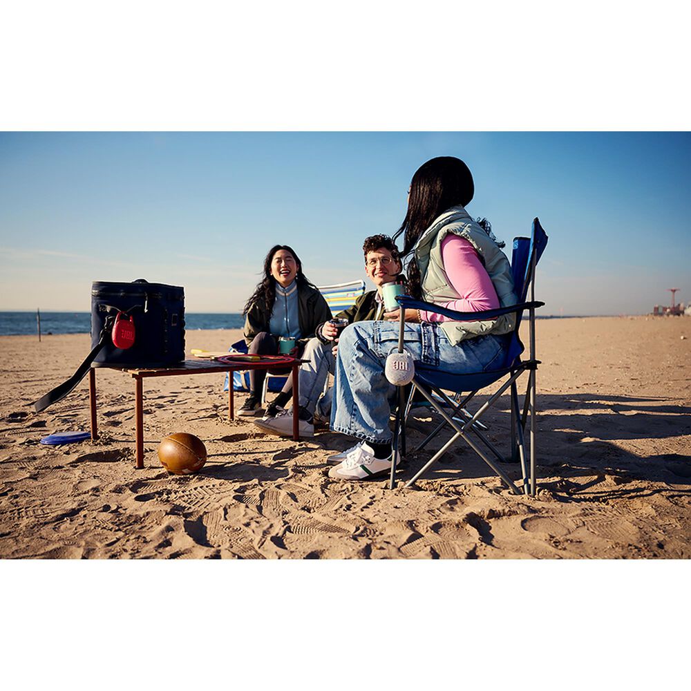 JBL Clip 5 Portable Waterproof Bluetooth Speaker in White, , large