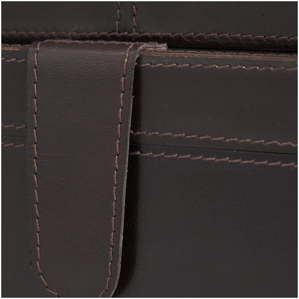 Maple and Jade 17.5&quot; 2-Piece Handmade Storage Decorative Box Set in Dark Brown, , large