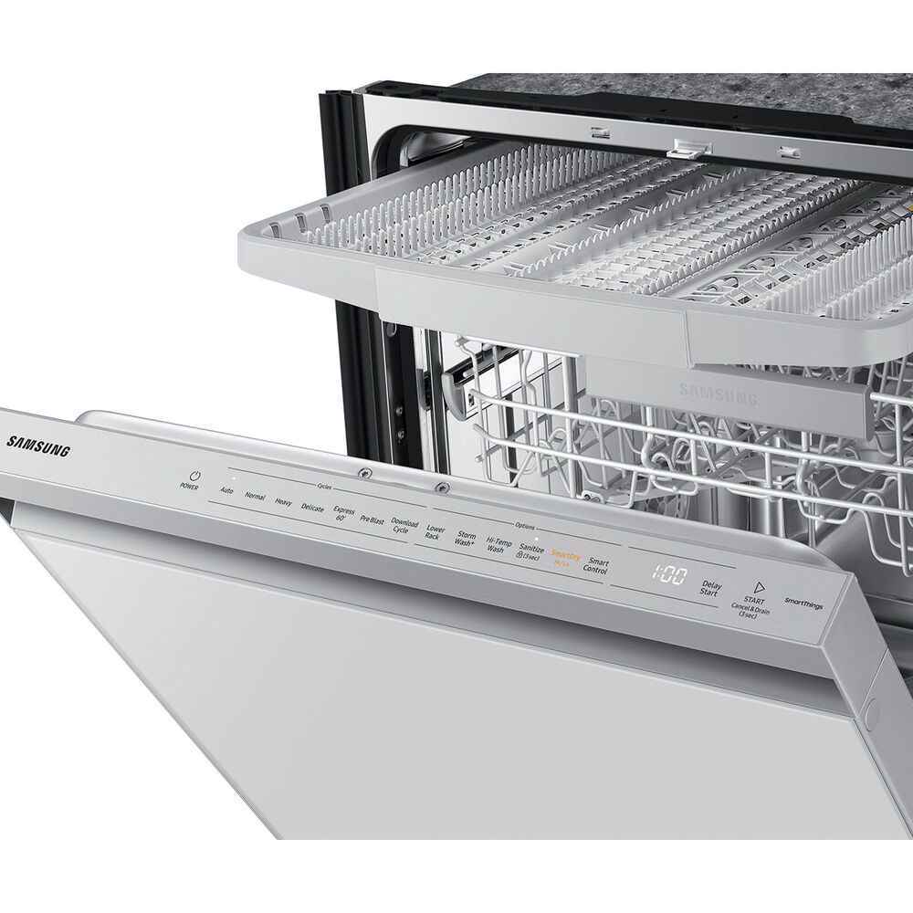 Samsung Bespoke Bespoke Smart 24&quot; Dishwasher with StormWash+ in White Glass, , large