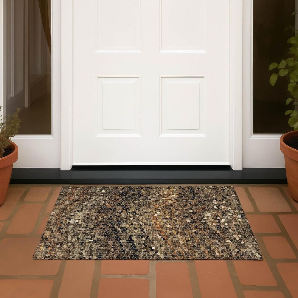 Dalyn Rug Company Lumara Brown 1'8" x 2'6" Area Rug, , large