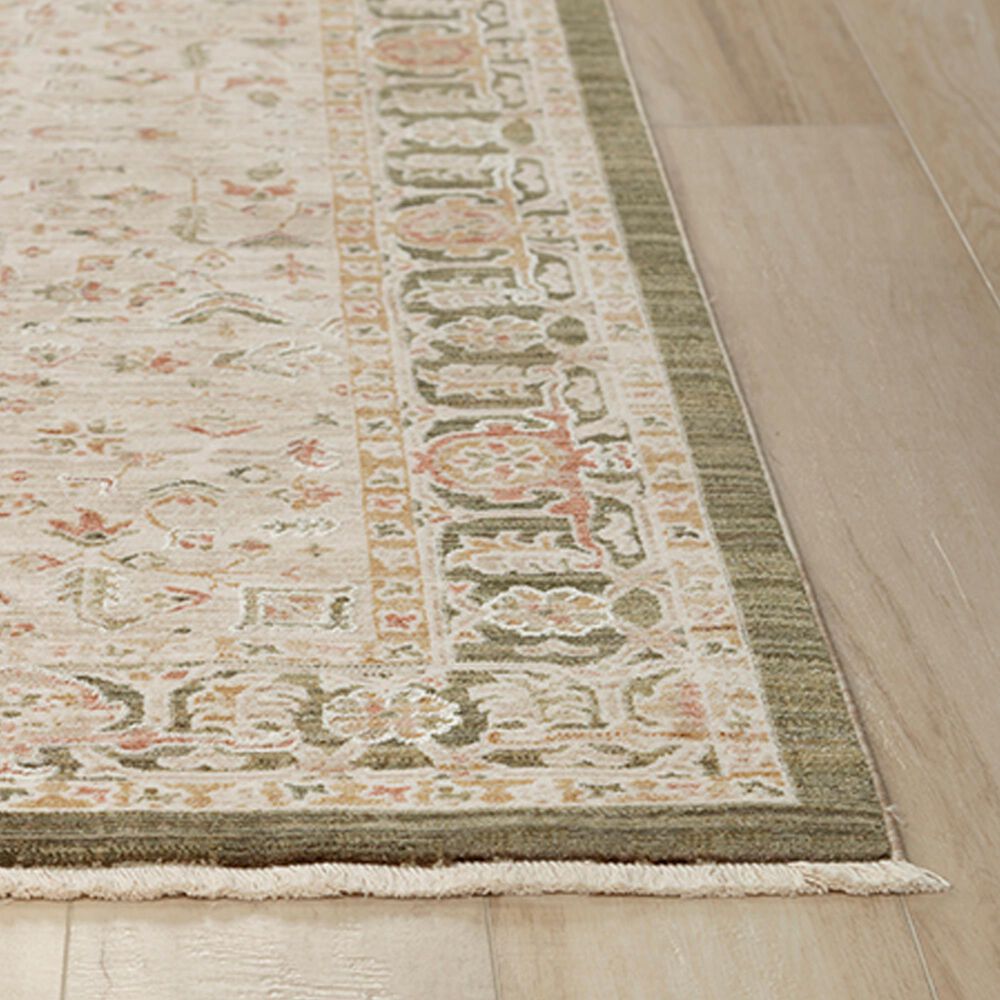 RIZZY Iconic Oriental 3&#39;11&quot; x 5&#39;6&quot; Neutral, Brown and Green Area Rug, , large