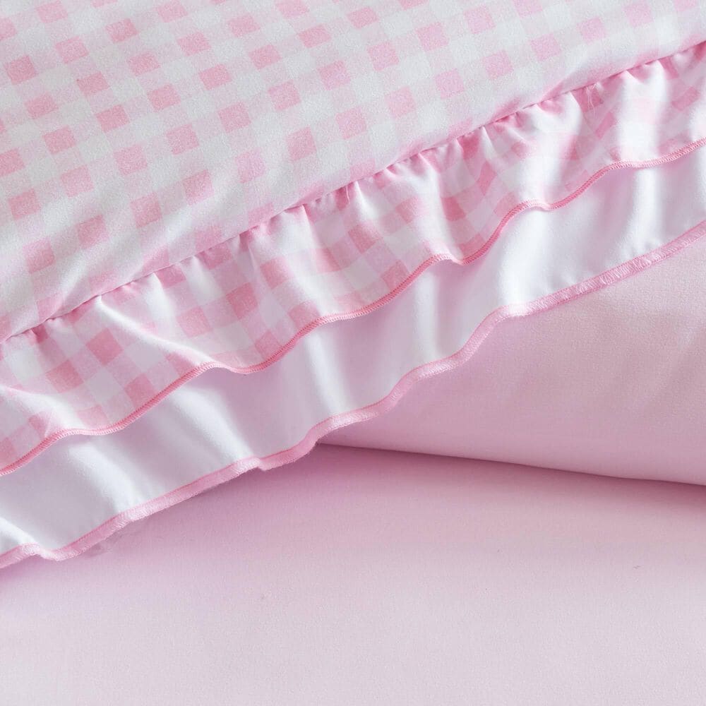 Hampton Park Rowena 4-Piece Full/Queen Comforter Set in Pink, , large