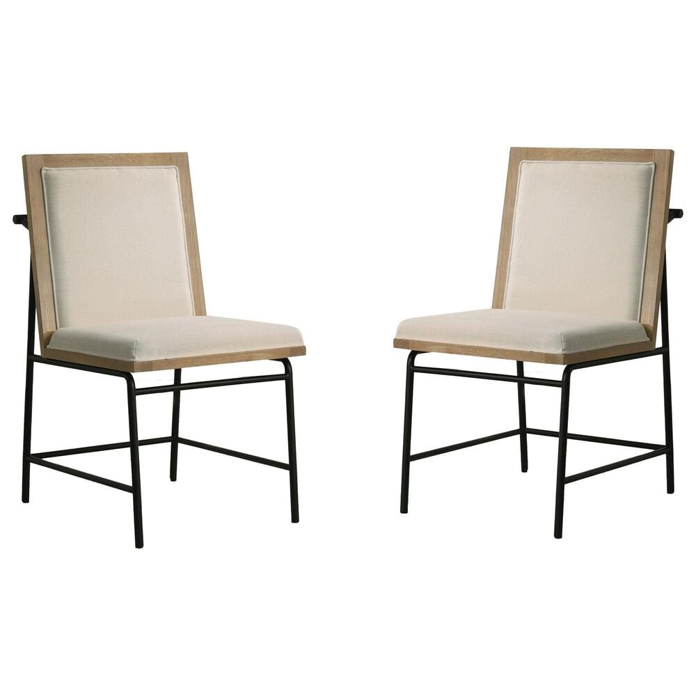 HOMLUX Side Chair in Black (Set of 2), , large