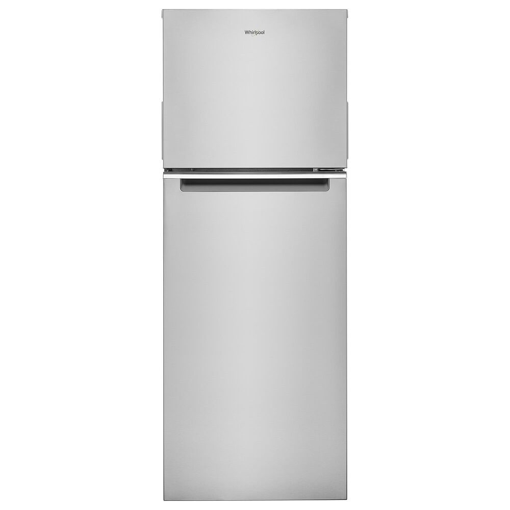 Whirlpool 12.9 Cu. Ft. Small Space Top Freezer Refrigerator in Fingerprint Resistant Stainless Steel, , large