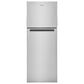 Whirlpool 12.9 Cu. Ft. Small Space Top Freezer Refrigerator in Fingerprint Resistant Stainless Steel, , large