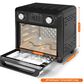 HOMLUX 12.5 Qt 7-In-1 Convection Toaster Oven in Black, , large
