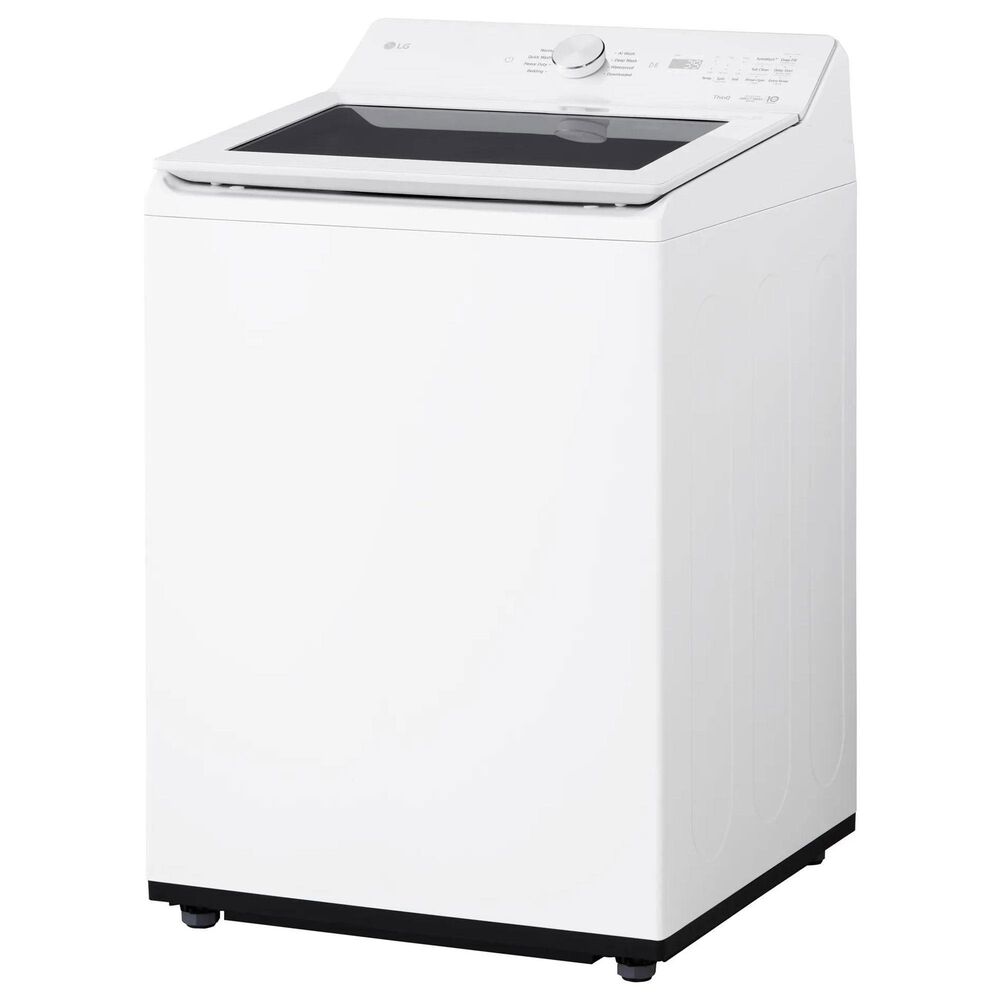 LG 5 Cu. Ft. Smart Top Load Washer and 7.3 Cu. Ft. Electric Dryer Laundry Pair in Alpine White, , large
