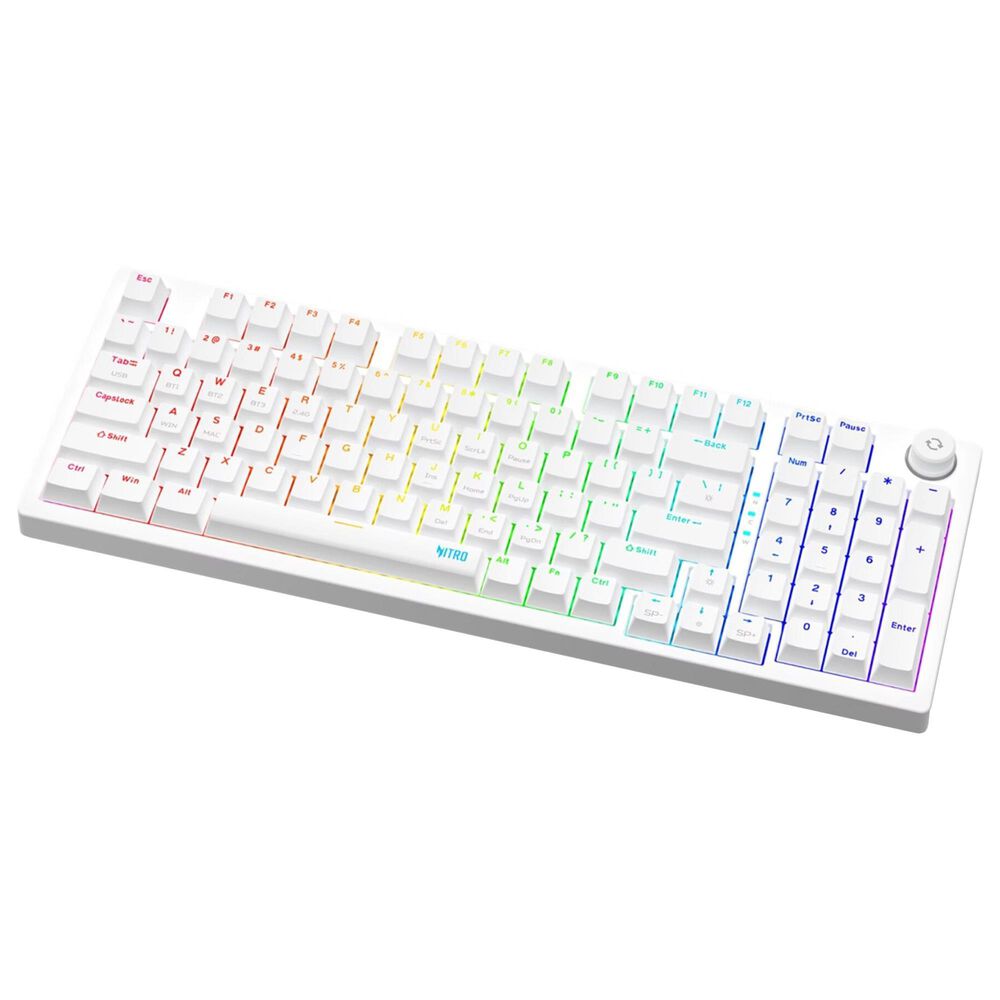 Acer Nitro 570 Wireless Gaming Keyboard in White, , large