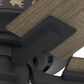 Hunter Mt. Vista 52" Ceiling Fan with LED Lights in Natural Iron, , large