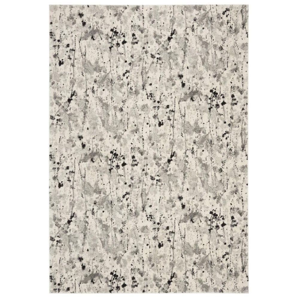 Safavieh Evoke EVK284F 5"1" x 7"6" Ivory and Grey Area Rug, , large