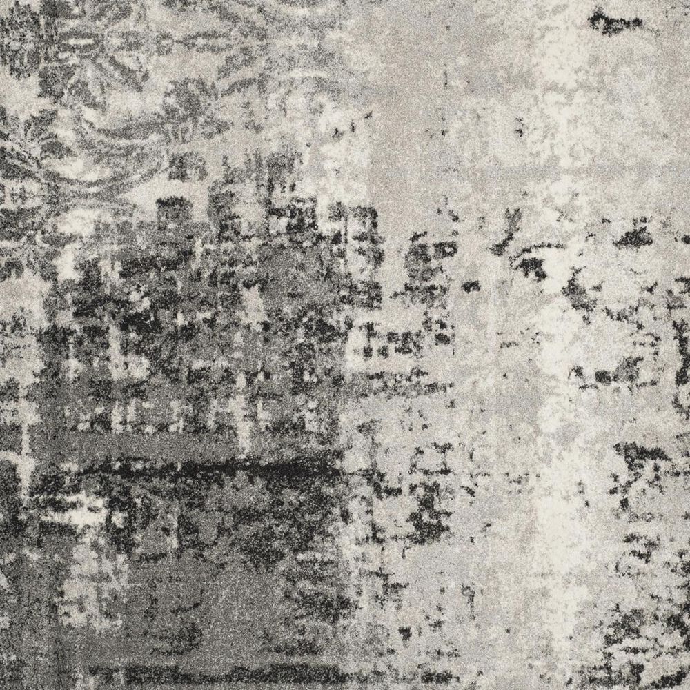Safavieh Retro RET2139-7980 4&#39; Square Light Grey and Grey Area Rug, , large