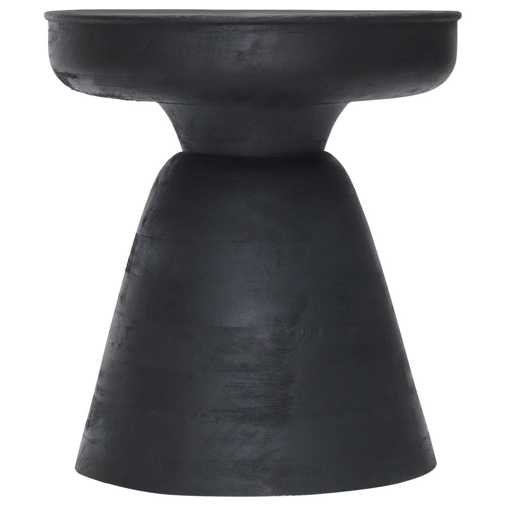 Zuo Modern Sage Table Stool in Matte Black/Black, , large