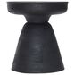 Zuo Modern Sage Table Stool in Matte Black/Black, , large