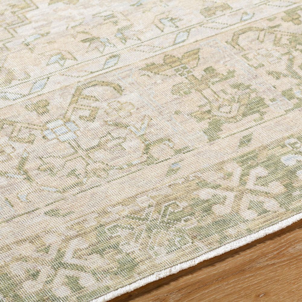 Surya Once Upon a Time Tan, Olive, Light Olive, Light Gray and Pale Blue 8&#39;10&quot; x 11&#39;10&quot; Area Rug, , large
