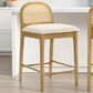 Armen Living Lucio Counter Height Stool in Amber Glow, , large