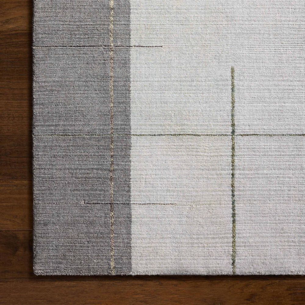 Loloi Alistair Grey and Olive 4&#39; x 6&#39; Area Rug, , large