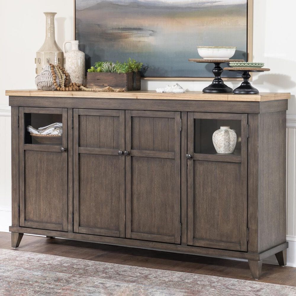 Legacy Classic Furn Direct Shp XXX&#39;s and OOO&#39;s Credenza in Amber and Cocoa, , large