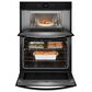 Whirlpool 27" Self-Cleaning Convection Air Fry Convection Smart Microwave Wall Oven Combo in Black, , large
