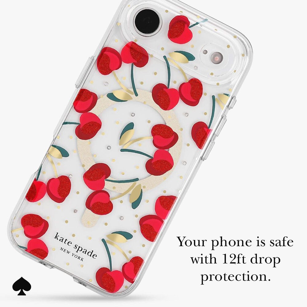 Kate Spade Protective MagSafe Case for Apple iPhone Air in Cherry Dot, , large