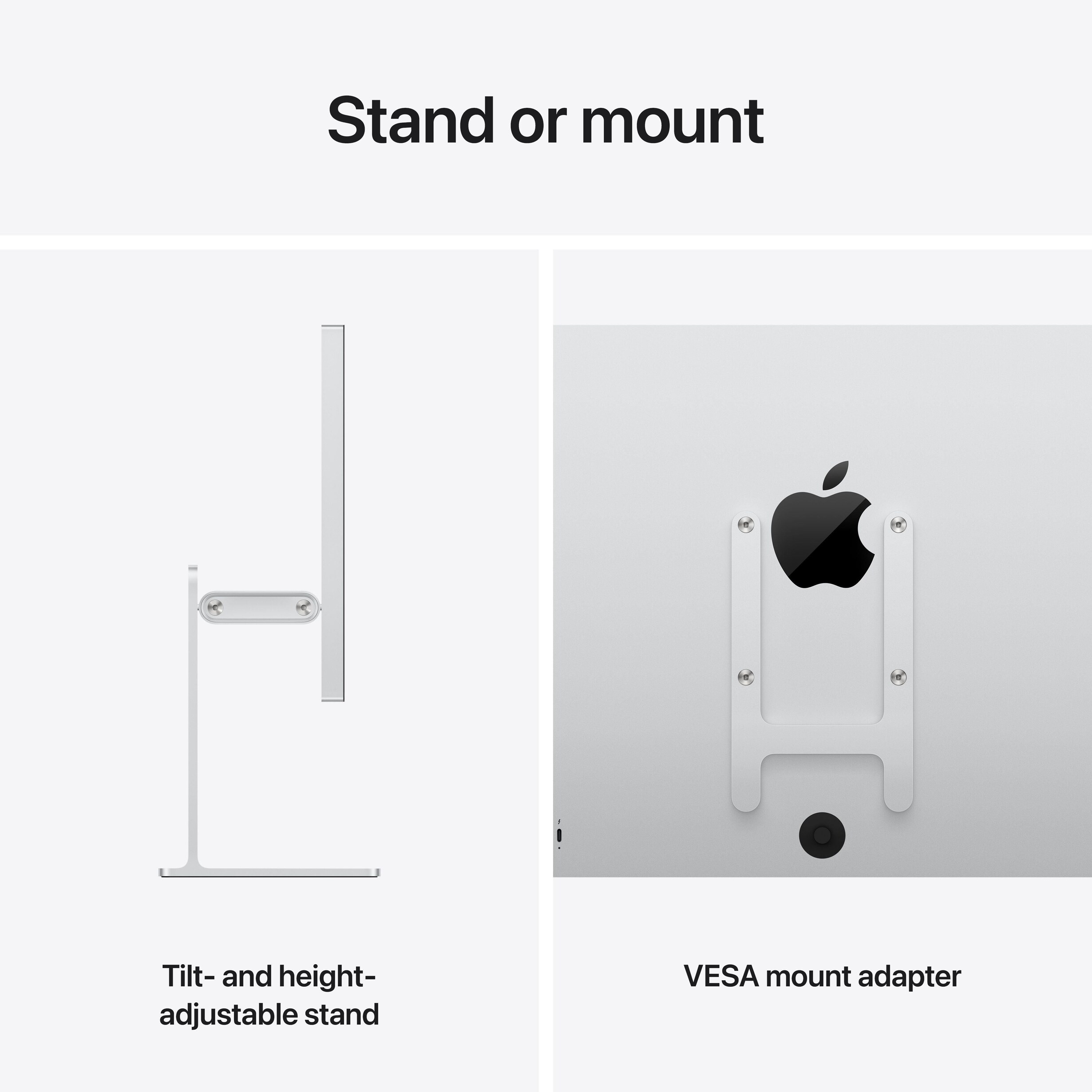 Apple Studio Display XDR - Nano-texture glass - VESA mount adapter