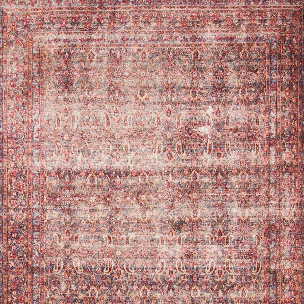 Loloi Loren LQ-05 2&#39;3&quot; x 3&#39;9&quot; Eggplant and Crimson Area Rug, , large