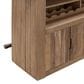 Fallridge Natural Parota Bar with Wine Bottle Storage in Natural Wood, , large