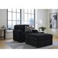 Ashley Midnight-Madness Chair and a Half in Onyx, , large