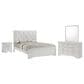 Crown Mark Amalia 4-Piece Queen Bedroom Set in White, , large