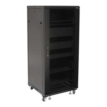 Sanus 55" Tall AV Rack 27U Component Rack for Home Theater Equipment, , large