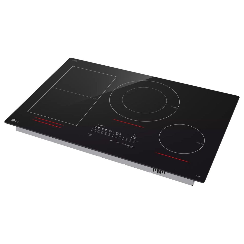 LG 30&quot; Smart Induction Electric Cooktop with UltraHeat 5.0kW Element in Black, , large